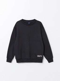 Bisiklet Yaka Erkek ?ocuk Sweatshirt