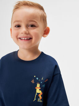 ACOOLA / Футболка детская для мальчиков Ondra холодный синий фото 4