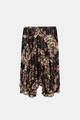 ZW COLLECTION FLORAL PRINT SKIRT - Zara фото 5