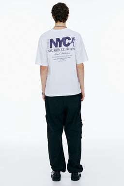 Camiseta con motivo estampado Loose Fit - H&m фото 4