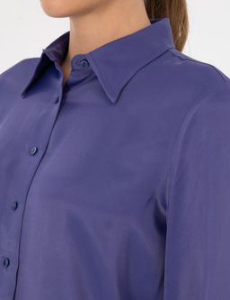 Mor Regular Fit Uzun Kollu G_mlek - Pierre cardin фото 7