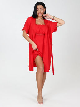 476-ХС ЖЕНСКИЙ КОМПЛЕКТ ДВОЙКА (Красный) - А-дина фото 2