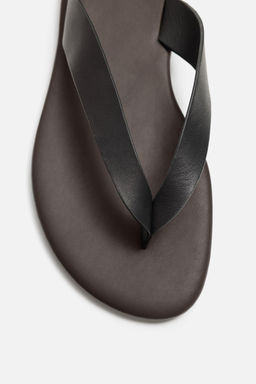 LIMITED EDITION LEATHER SANDALS - Zara фото 5