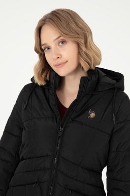 Женское черное пальто - U.s. polo assn фото 2