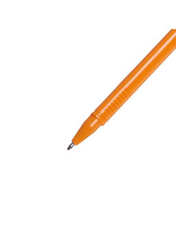 Цена за 100 шт. Ручка шариковая 1.0 мм, стержень синий, корпус жёлтый треугольный, колпачок синий - Calligrata фото 4