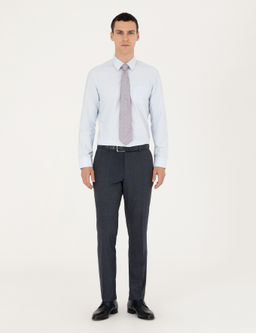A__k Mavi Regular Fit Uzun Kollu Basic G_mlek