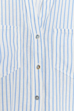 CROPPED LINEN BLEND SHIRT - Zara фото 47