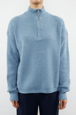 Antrasit Couple Yumusak Dokulu Fermuarl? Triko Kazak TWOAW20XS0009 - Trendyolmilla фото 34