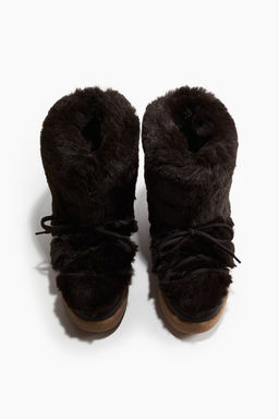 Botas con forro calido efecto pelo - H&m фото 4