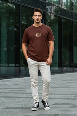 TRENDYOL MAN Siyah Oversize/Genis Kesim Bask?l? %100 Pamuklu T-Shirt TMNSS23TS00261 - Trendyolmilla фото 40