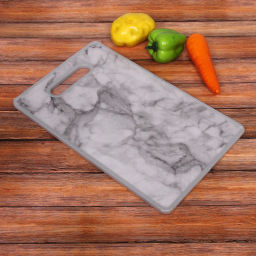 Цена за 2 шт. Доска разделочная "Stone" 23*37*1см Белый мрамор, прямоугольная