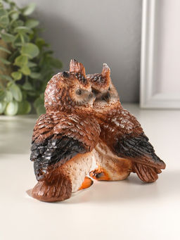 Фигурка полистоун «Пара сов», 11×14.5 см