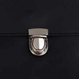 Цена за 2 шт. Застёжка для сумки, 4×3 см, цвет серебряный