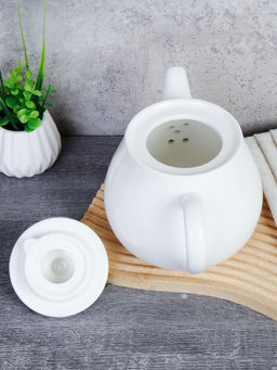 Чайник заварочный 800 мл ПАРА Классика форма офис Белый / GA5-TP /уп 6/24/ со стикером 713946 - Галеонтрейд фото 3