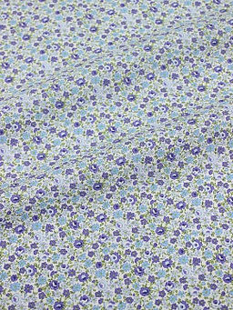 Импорт. хлопок Летняя романтикацв.голубой, ш.1.45м, хлопок-100%, 105гр/м.кв
