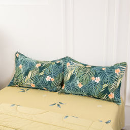 Комплект постельного белья Сатин с Одеялом 100% хлопок OB156 Евро 50-70 2 шт - Ситрейд фото 5