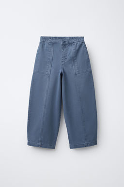 BALLOON TROUSERS WITH SEAM DETAIL - Zara фото 7