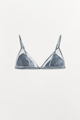 SILK TRIANGLE BRALETTE - Zara фото 5