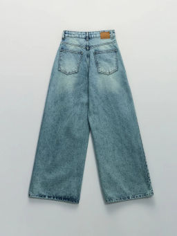 Джинсы ultra wide leg с высокой посадкой / Zarina  фото 7