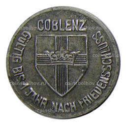 Монета 10 пфеннигов 1918 года Германия Нотгельд Кобленц