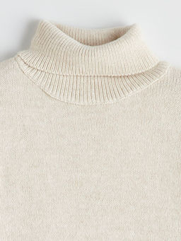 Bal?k?? Yaka K?z ?ocuk Triko Kazak