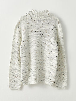 ?al Yaka Desenli Uzun Kollu Erkek ?ocuk Triko Kazak - Waikiki фото 2