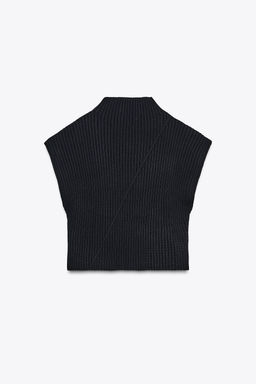 RIBBED KNIT VEST - Zara фото 7