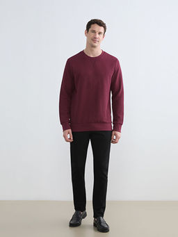 Bisiklet Yaka Erkek Sweatshirt