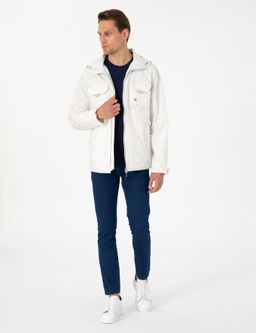 Ekru Kap__onlu Mont - Pierre cardin фото 4