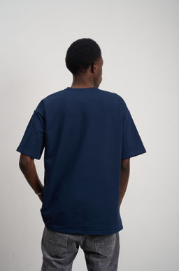 Футболка оверсайз унисекс " YOSHKAR-OLA" синий