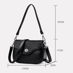 KAIDIFEINIROO Сумка женская с двумя ремнями 8230 фото 4