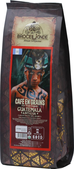 CAFE DE BROCELIANDE. Guatemala (зерновой) 250 гр. мягкая упаковка