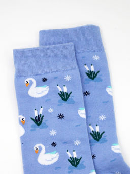 Носки р.35-40 Niceee Белый Лебедь - Krumpy фото 2