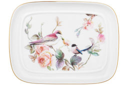 Масленка 16*12,5*8 см Певчие птички NEW BONE CHINA, фарфор - Elan gallery фото 4