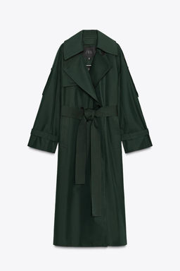 OVERSIDE WATER REPELLENT TRENCH COAT ZW COLLECTION - Zara фото 10