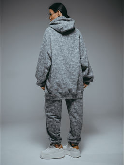 Ваниль худи женское (светло-серый варенка)