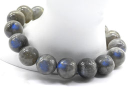 Браслет из Лабрадора шарик 12мм