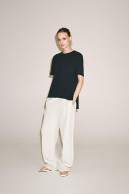 CAMISETA INTERLOCK BOLSILLO / Antracita oscuro - Zara фото 5