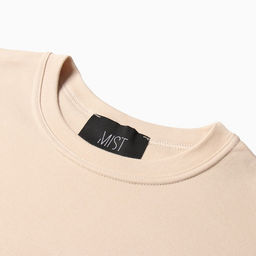 Футболка женская MIST Basic, бежевая, размер 44-46
