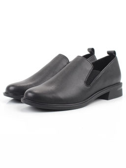 03-M47-20 BLACK Лоферы женские (натуральная кожа)