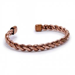 Браслет Медный Целебный плетенка