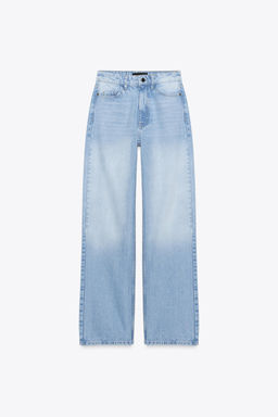 JEANS Z.04 FULL LENGTH HIGH-WAIST - Zara фото 7