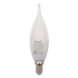 LED-CW37-5W/RGBW/E14/230V/WF/FR PLS80WH Умная лампа светодиодная Wi-Fi+Bluetooth, диммируемая. Форма свеча на ветру, матовая. 2700-6500K+RGB. Голосовое управление+приложение UnielSmart. TM Uniel - Volpe фото 2