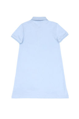 K_z _ocuk A__k Mavi Polo Yaka _rme Elbise Sepette S_rpriz _ndirim - U.s. polo assn фото 4