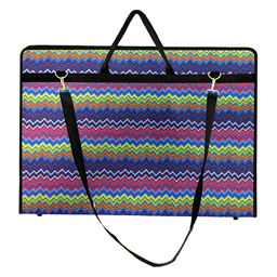 Папка с ручками текстильная, А4, 370×260 мм × 40 мм, каркасная, 2 В4 «Вдохновение. Райе»