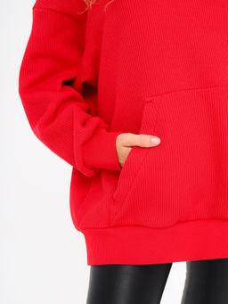 Худи Boston, красное - Inzibe фото 3