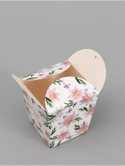 Цена за 5 шт. Бонбоньерка «Лилии», 7.5×8×7.5 см