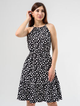 Сарафан Оптима из хлопка черный фото 2