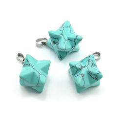 Кулон меркаба 13*13мм из бирюзы (имитация)