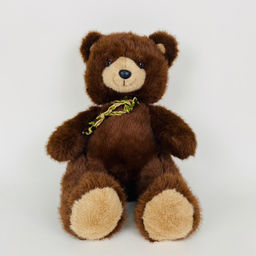 Мягкая игрушка Мишка с плетёным украшением на шее 30 см (арт. 9575/30) - Storyland фото 16